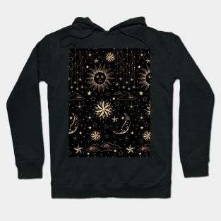 Moon, Stars, Sun Hoodie